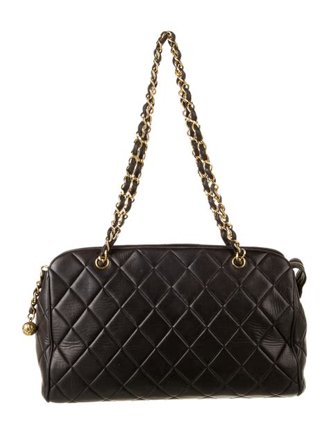 chanel quilted chain shoulder bag|Chanel shoulder bag ioffer.